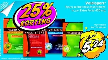 Aanbiedingen Valdispert - Valdispert - Geldig van 26/08/2014 tot 31/08/2014 bij Trekpleister