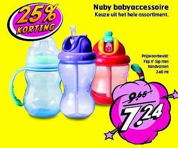 Aanbiedingen Nuby babyaccessoire - Nuby - Geldig van 26/08/2014 tot 31/08/2014 bij Trekpleister