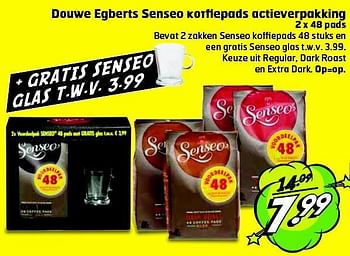 Aanbiedingen Douwe egberts senseo koffiepads actieverpakking - Douwe Egberts - Geldig van 26/08/2014 tot 31/08/2014 bij Trekpleister