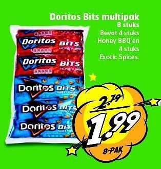 Aanbiedingen Doritos bits multipak - Doritos - Geldig van 26/08/2014 tot 31/08/2014 bij Trekpleister
