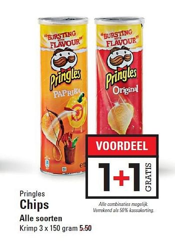 Aanbiedingen Pringles chips - Pringles - Geldig van 28/08/2014 tot 15/09/2014 bij Sligro