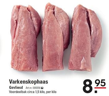 Aanbiedingen Varkenskophaas gevliesd - Huismerk - Sligro - Geldig van 28/08/2014 tot 15/09/2014 bij Sligro