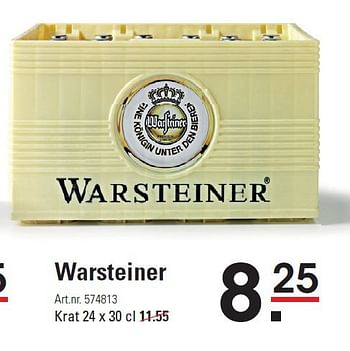 Aanbiedingen Warsteiner - Warsteiner - Geldig van 28/08/2014 tot 15/09/2014 bij Sligro