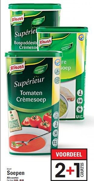 Aanbiedingen Knorr soepen - Knorr - Geldig van 28/08/2014 tot 15/09/2014 bij Sligro