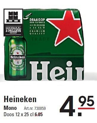 Aanbiedingen Heineken - Heineken - Geldig van 28/08/2014 tot 15/09/2014 bij Sligro