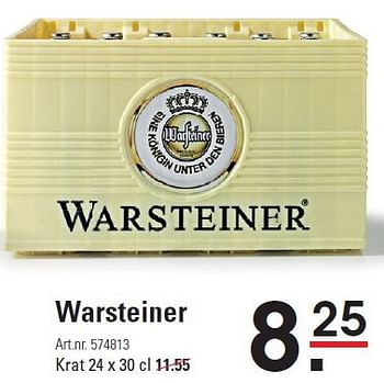 Aanbiedingen Warsteiner - Warsteiner - Geldig van 28/08/2014 tot 15/09/2014 bij Sligro