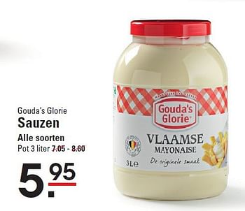 Aanbiedingen Gouda`s glorie sauzen - Gouda's Glorie - Geldig van 28/08/2014 tot 15/09/2014 bij Sligro