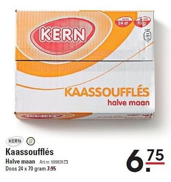 Aanbiedingen Kaassoufflés - Kern - Geldig van 28/08/2014 tot 15/09/2014 bij Sligro