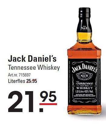 Aanbiedingen Jack daniel`s tennessee whiskey - Jack Daniel's - Geldig van 28/08/2014 tot 15/09/2014 bij Sligro