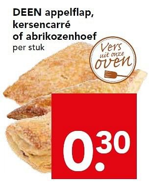 Aanbiedingen Deen appelflap, kersencarré of abrikozenhoef - Huismerk deen supermarkt - Geldig van 31/08/2014 tot 06/09/2014 bij Deen Supermarkten