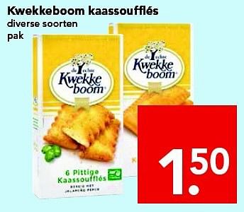 Aanbiedingen Kwekkeboom kaassoufflés - KWEKKEBOOM - Geldig van 31/08/2014 tot 06/09/2014 bij Deen Supermarkten