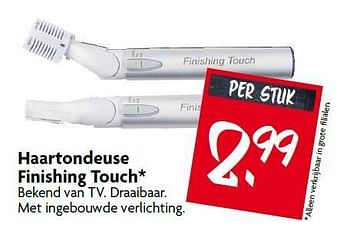 Aanbiedingen Haartondeuse finishing touch - Finishing Touch - Geldig van 31/08/2014 tot 06/09/2014 bij Deka Markt