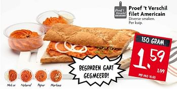 Aanbiedingen Proef `t verschil filet americain - Huismerk - Deka Markt - Geldig van 31/08/2014 tot 06/09/2014 bij Deka Markt