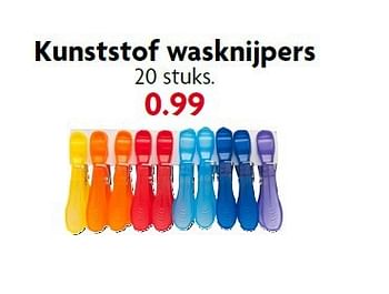 Aanbiedingen Kunststof wasknijpers - Huismerk - Deka Markt - Geldig van 31/08/2014 tot 06/09/2014 bij Deka Markt