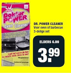 Aanbiedingen Dr. power cleaner voor oven of barbecue 3-delige set - Dr. Power - Geldig van 01/09/2014 tot 07/09/2014 bij Big Bazar
