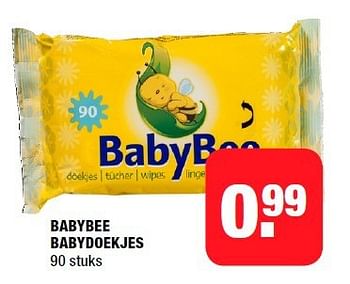 Aanbiedingen Babybee babydoekjes - Huismerk - Big Bazar - Geldig van 01/09/2014 tot 07/09/2014 bij Big Bazar