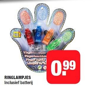 Aanbiedingen Ringlampjes inclusief batterij - Huismerk - Big Bazar - Geldig van 01/09/2014 tot 07/09/2014 bij Big Bazar