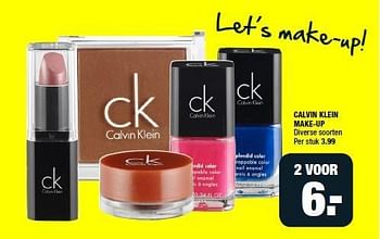 Aanbiedingen Calvin klein make-up - Calvin Klein - Geldig van 01/09/2014 tot 07/09/2014 bij Big Bazar