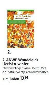 Aanbiedingen Anwb wandelgids herfst + winter - Huismerk - ANWB - Geldig van 01/09/2014 tot 14/09/2014 bij ANWB