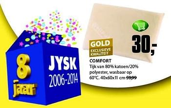 Aanbiedingen Comfort - Gold - Geldig van 01/09/2014 tot 14/09/2014 bij Jysk