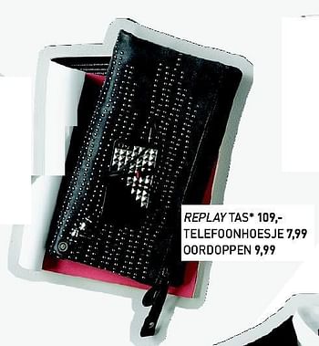 Aanbiedingen Replay tas - Replay - Geldig van 01/09/2014 tot 21/09/2014 bij Vroom & Dreesman