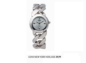 Aanbiedingen Soho newyork horloge - Soho - Geldig van 01/09/2014 tot 21/09/2014 bij Vroom & Dreesman