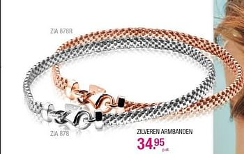 Aanbiedingen Zilveren armbanden - Zinzi - Geldig van 01/09/2014 tot 21/09/2014 bij Vroom & Dreesman