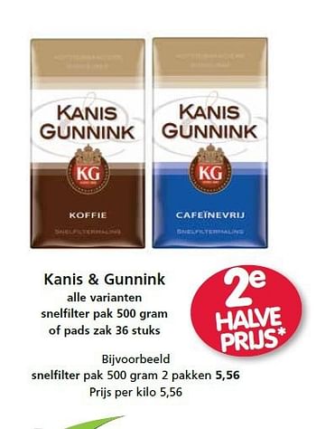 Aanbiedingen Kanis + gunnink - Kanis Gunnink - Geldig van 04/09/2014 tot 10/09/2014 bij Attent