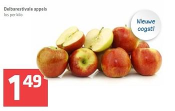 Aanbiedingen Delbarestivale appels - Huismerk - Spar  - Geldig van 04/09/2014 tot 10/09/2014 bij Spar
