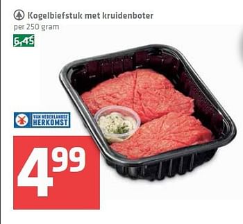 Aanbiedingen Kogelbiefstuk met kruidenboter - Spar - Geldig van 04/09/2014 tot 10/09/2014 bij Spar