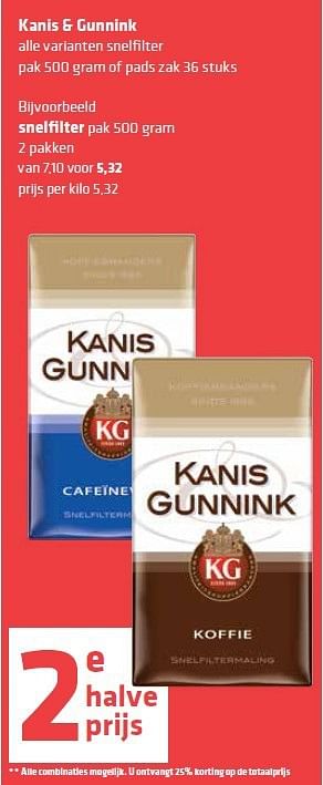 Aanbiedingen Kanis + gunnink - Kanis Gunnink - Geldig van 04/09/2014 tot 10/09/2014 bij Spar