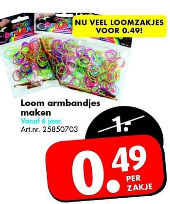 Aanbiedingen Loom armbandjes maken - Huismerk - Bart Smit - Geldig van 06/09/2014 tot 21/09/2014 bij Bart Smit