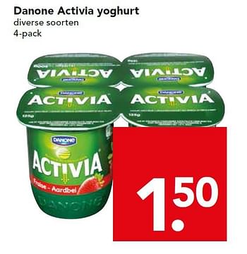 Aanbiedingen Danone activia yoghurt - Activia - Geldig van 07/09/2014 tot 13/09/2014 bij Deen Supermarkten