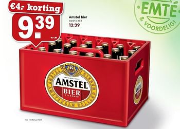 Aanbiedingen Amstel bier - Amstel - Geldig van 07/09/2014 tot 13/09/2014 bij Em-té