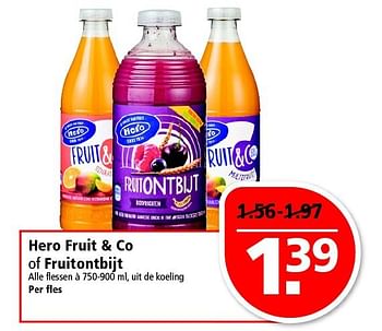 Aanbiedingen Hero fruit + co of fruitontbijt - Hero - Geldig van 07/09/2014 tot 13/09/2014 bij Plus