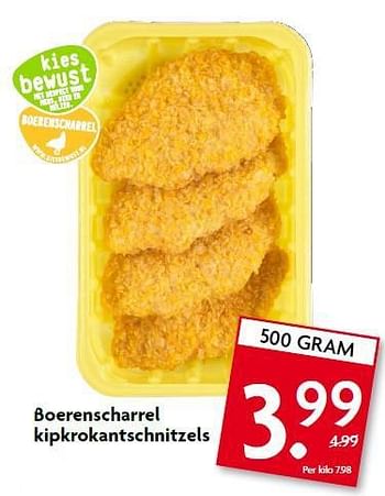 Aanbiedingen Boerenscharrel kipkrokantschnitzels - Huismerk - Deka Markt - Geldig van 07/09/2014 tot 13/09/2014 bij Deka Markt