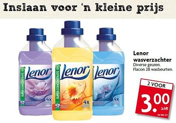 Aanbiedingen Lenor wasverzachter - Lenor - Geldig van 07/09/2014 tot 13/09/2014 bij Deka Markt