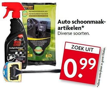 Aanbiedingen Auto schoonmaakartikelen - Huismerk - Deka Markt - Geldig van 07/09/2014 tot 13/09/2014 bij Deka Markt