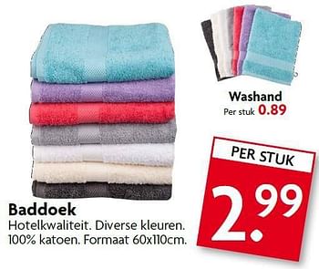 Aanbiedingen Baddoek hotelkwaliteit - Huismerk - Deka Markt - Geldig van 07/09/2014 tot 13/09/2014 bij Deka Markt