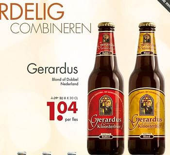 Aanbiedingen Blond of dubbel nederland - Gerardus - Geldig van 07/09/2014 tot 20/09/2014 bij Mitra