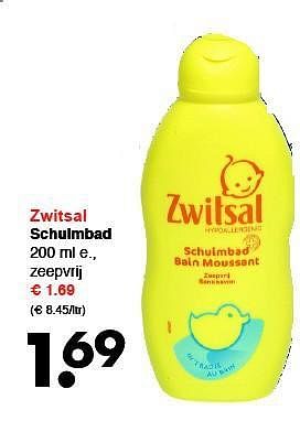 Aanbiedingen Zwitsal schuimbad - Zwitsal - Geldig van 08/09/2014 tot 20/09/2014 bij Wibra