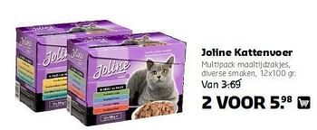 Aanbiedingen Joline kattenvoer - Joline - Geldig van 08/09/2014 tot 21/09/2014 bij Pets Place