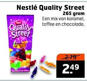Aanbiedingen Nestlé quality street - Nestlé - Geldig van 09/09/2014 tot 21/09/2014 bij Trekpleister