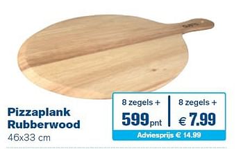 Aanbiedingen Pizzaplank rubberwood - Huismerk - Hoogvliet - Geldig van 10/09/2014 tot 16/09/2014 bij Hoogvliet