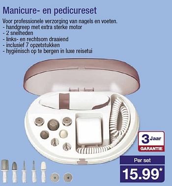 Aanbiedingen Manicure- en pedicureset - Huismerk - Aldi - Geldig van 10/09/2014 tot 16/09/2014 bij Aldi