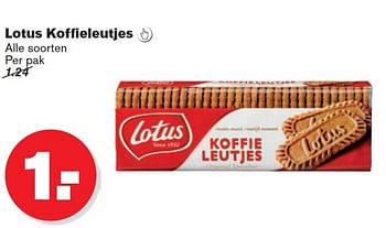 Aanbiedingen Lotus koffieleutjes - Lotus Nalys - Geldig van 10/09/2014 tot 16/09/2014 bij Hoogvliet