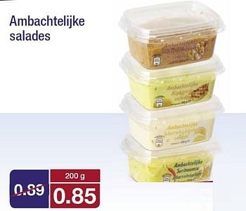Aanbiedingen Ambachtelijke salades - Huismerk - Aldi - Geldig van 10/09/2014 tot 16/09/2014 bij Aldi