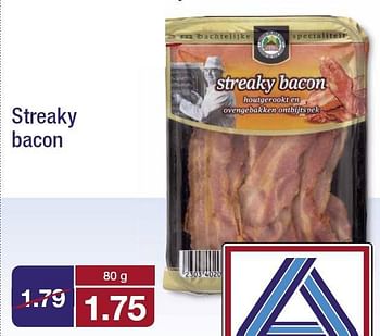 Aanbiedingen Streaky bacon - Huismerk - Aldi - Geldig van 10/09/2014 tot 16/09/2014 bij Aldi