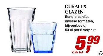 Aanbiedingen Duralex glazen serie picardie, diverse formaten - Duralex - Geldig van 10/09/2014 tot 23/09/2014 bij Makro