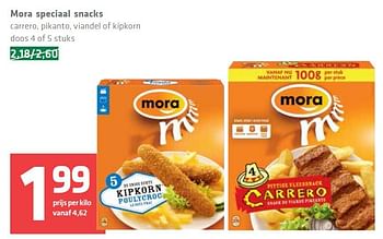 Aanbiedingen Mora speciaal snacks - Mora - Geldig van 11/09/2014 tot 17/09/2014 bij Spar